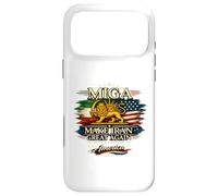 Carcasa para iPhone 17 Pro MAX MIGA Hace Que Irán vuelva a ser Grande León patriótico Sun America