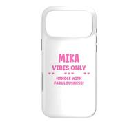 Carcasa para iPhone 17 Pro MAX Mika Personalized Name Funny Cute Custom Mika Name
