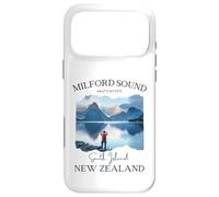Carcasa para iPhone 17 Pro MAX Milford Sound Fjord Senderismo Souvenir Turístico Vacaciones Hombres Niños