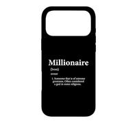 Carcasa para iPhone 17 Pro MAX Millonario Definición Divertido Rico Hombre de Negocios Millonarios