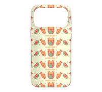 Carcasa para iPhone 17 Pro MAX Minecraft Pixelated Axolotl Fish & Watermelon Retro Logo