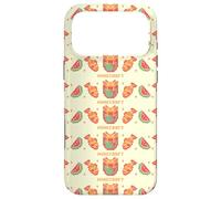 Carcasa para iPhone 17 Pro MAX Minecraft Pixelated Axolotl Fish & Watermelon Retro Logo