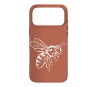 Carcasa para iPhone 17 Pro MAX Minimalista Abeja Línea Anatómica Ilustración Miel