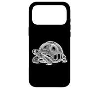 Carcasa para iPhone 17 Pro MAX Minimalista Sulcata Tortoise Line Art Dibujo Diseño