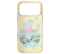 Carcasa para iPhone 17 Pro MAX Minions Easter Spring Into Fun