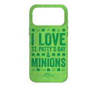 Carcasa para iPhone 17 Pro MAX Minions I Love St Patty’s Day Front & Back