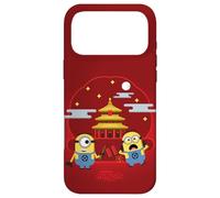 Carcasa para iPhone 17 Pro MAX Minions Lunar New Year Fireworks Fun