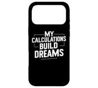 Carcasa para iPhone 17 Pro MAX Mis cálculos Construir sueños Citas Divertidas de Arquitecto