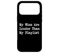 Carcasa para iPhone 17 Pro MAX Mis Ganancias Son más Fuertes Que mi Lista de reproducción Cita Divertida de Jugador