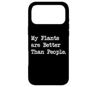 Carcasa para iPhone 17 Pro MAX Mis Plantas Mejores Que Las Personas Citas Divertidas