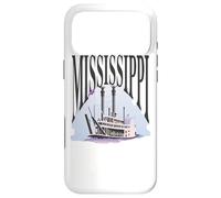Carcasa para iPhone 17 Pro MAX Mississippi Steamboat Riverboat Paddlewheel Steamship