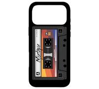 Carcasa para iPhone 17 Pro MAX Mixtape Cinta De Casete Música Mezcla Audio 90s Fiesta 80s