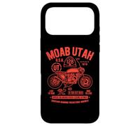Carcasa para iPhone 17 Pro MAX Moab Utah Route U-128 Colorado River Retro diseño de Motocicleta