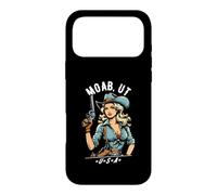 Carcasa para iPhone 17 Pro MAX Moab Utah USA Cowgirl con diseño de Pistola Estilo Occidental