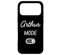 Carcasa para iPhone 17 Pro MAX Modo Arthur Activado Nombre Gracioso