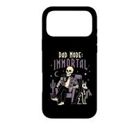 Carcasa para iPhone 17 Pro MAX Modo Papá Esqueleto Inmortal Halloween Papá Más Allá Humor