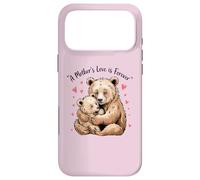 Carcasa para iPhone 17 Pro MAX Mom Bear Cub Funny Pregnant Loading Baby Mother