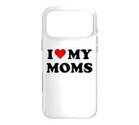 Carcasa para iPhone 17 Pro MAX Mom I Love My Moms Pride Two Moms Are Better Than One Mother