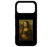 Carcasa para iPhone 17 Pro MAX Mona Lisa Comiendo Ramen Arte Divertido Fideos Foodie Mashup