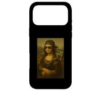 Carcasa para iPhone 17 Pro MAX Mona Lisa Street Style Rap Art Boombox Gafas de Sol Cadena