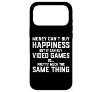 Carcasa para iPhone 17 Pro MAX Money Can't Buy Happiness But It Can Buy Video Games Joke