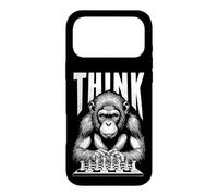 Carcasa para iPhone 17 Pro MAX Mono Jugando Ajedrez Piensa Divertido Jaque Mate Chimp Ape