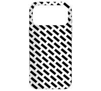 Carcasa para iPhone 17 Pro MAX Monochrome Geometric 60s Tiles Blocks Pattern