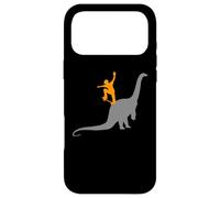 Carcasa para iPhone 17 Pro MAX Monopatín Skater Skating Dinos Dinosaurio Skateboarder