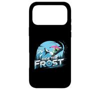 Carcasa para iPhone 17 Pro MAX Monta en el Frost Snowboard Winter Mountain
