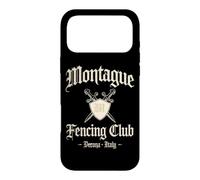 Carcasa para iPhone 17 Pro MAX Montague Esgrima Club Verona Italia Espadas y Escudo Envejecido