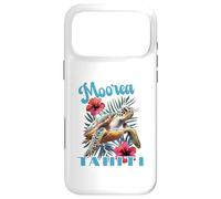 Carcasa para iPhone 17 Pro MAX Moorea Tahiti Polinesia Francesa Tortuga Marina E Hibisco