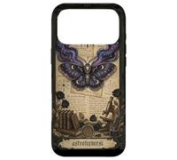 Carcasa para iPhone 17 Pro MAX Moth Sun Dark Gothic Crescent Moon Skull