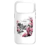 Carcasa para iPhone 17 Pro MAX Mount Fuji Cherry Blossoms Geisha Japanese Garden Japan Art