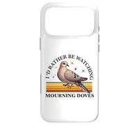 Carcasa para iPhone 17 Pro MAX Mourning Dove Retro Vintage Bird Lover Mujeres Hombres Niñas Niños