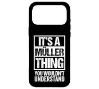 Carcasa para iPhone 17 Pro MAX Müller Family Name | Show Support, Be On Team Müller