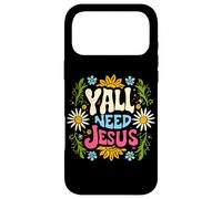 Carcasa para iPhone 17 Pro MAX Mujeres, Todos ustedes Necesitan Jesús Christian Groovy Christ Faith Bible