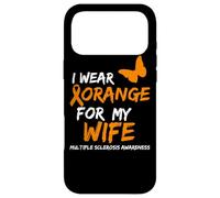 Carcasa para iPhone 17 Pro MAX Multiple Sclerosis Awareness I Wear Orange FOR MY Wife
