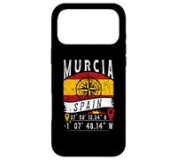 Carcasa para iPhone 17 Pro MAX Murcia Bandera España Coordenadas GPS De Murcia