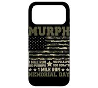 Carcasa para iPhone 17 Pro MAX Murph 1 Mile Run 100 Pullups 200 Flexiones 300 Sentadillas 1 Milla R