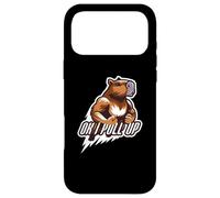 Carcasa para iPhone 17 Pro MAX Muscular Capibara Gym Rat Ok I Pull Up Divertido Entrenamiento