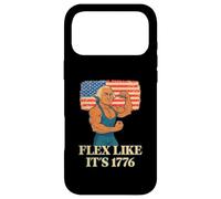 Carcasa para iPhone 17 Pro MAX Muscular George Washington Flex Like It's 1776 Fun 4 de Julio
