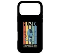 Carcasa para iPhone 17 Pro MAX Música - Micrófono Who Wants To Sing Always Finds The Music