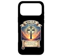 Carcasa para iPhone 17 Pro MAX Músico Cristiano La música es mi Ministerio Maestro Jesucristo