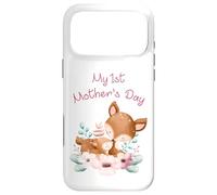 Carcasa para iPhone 17 Pro MAX My 1st Mother's Day - Cute Mom & Baby Dear Cute Watercolor