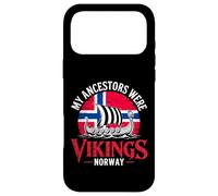 Carcasa para iPhone 17 Pro MAX My Ancestors were Vikings Boat Noruega Flag Norge Ship