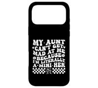 Carcasa para iPhone 17 Pro MAX My Aunt Can't Get Mad at Me Because I'm Literally A Mini Her