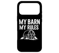 Carcasa para iPhone 17 Pro MAX My Barn My Rules Sarcástico Divertido Humor agrícola