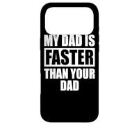 Carcasa para iPhone 17 Pro MAX My Dad Is Faster Than Your Dad Corredor Sprinter Día Padre