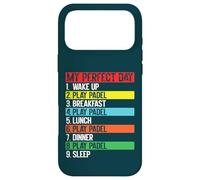 Carcasa para iPhone 17 Pro MAX My Day Padel Jugador Rutina Diaria Divertido