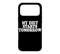 Carcasa para iPhone 17 Pro MAX My Diet Starts Tomorrow La Dieta Empieza mañana